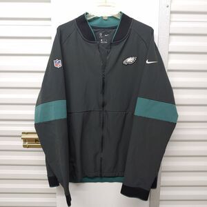 Philadelphia Eagles On Field Team Apparel Jacket Nike NFL Full-Zip Up - Size XL